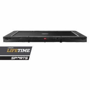 Trampoline BERG InGround Ultim Favorit Zwart 410x250cm