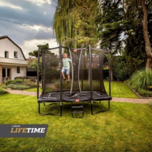 Trampoline BERG Ultim Favorit Zwart - met veiligheidsnet Comfort 280x190cm