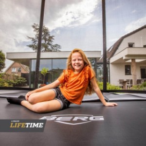 Trampoline BERG InGround Ultim Favorit Zwart - met net Comfort