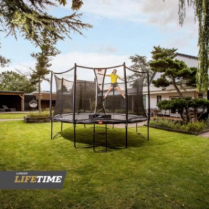 Trampoline BERG Favorit Zwart - met net Comfort Ø380cm