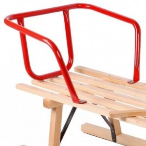 Metalen rugleuning voor slee / slede