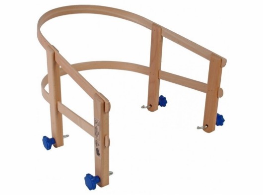 Houten rugleuning voor slee / slede
