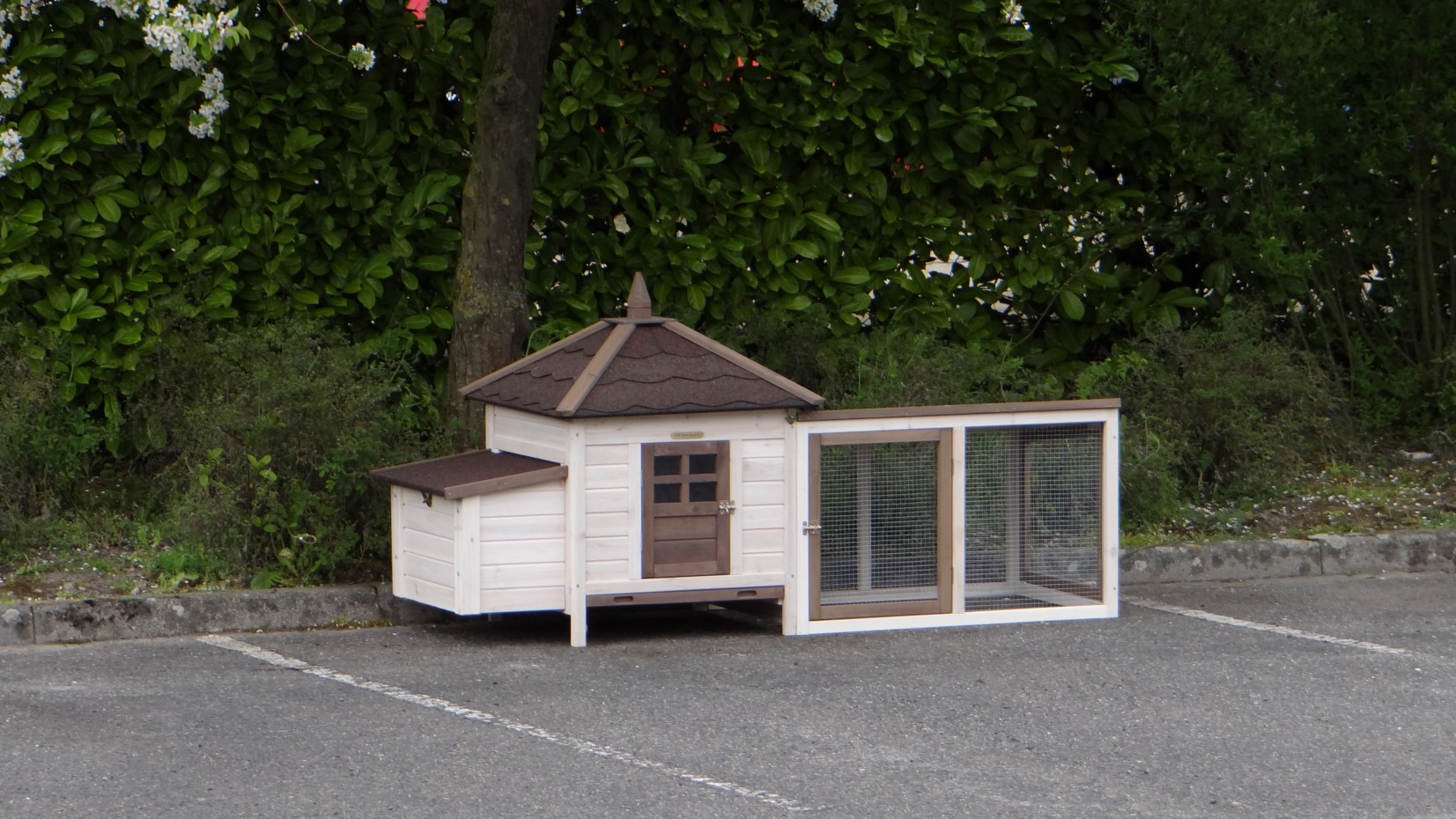 Kippenhok Ambiance Small Met Overdekte Ren 200x77x99cm
