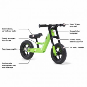 Loopfiets BERG Biky Mini Green