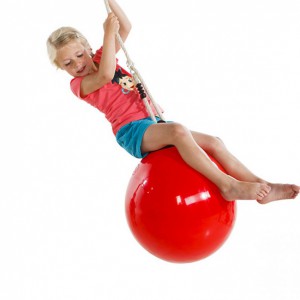 Boeibalschommel 'Drop' rood