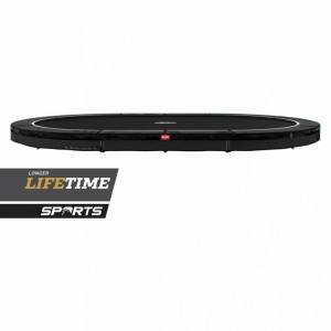 Trampoline BERG InGround Grand Favorit Zwart Ovaal 520x340cm