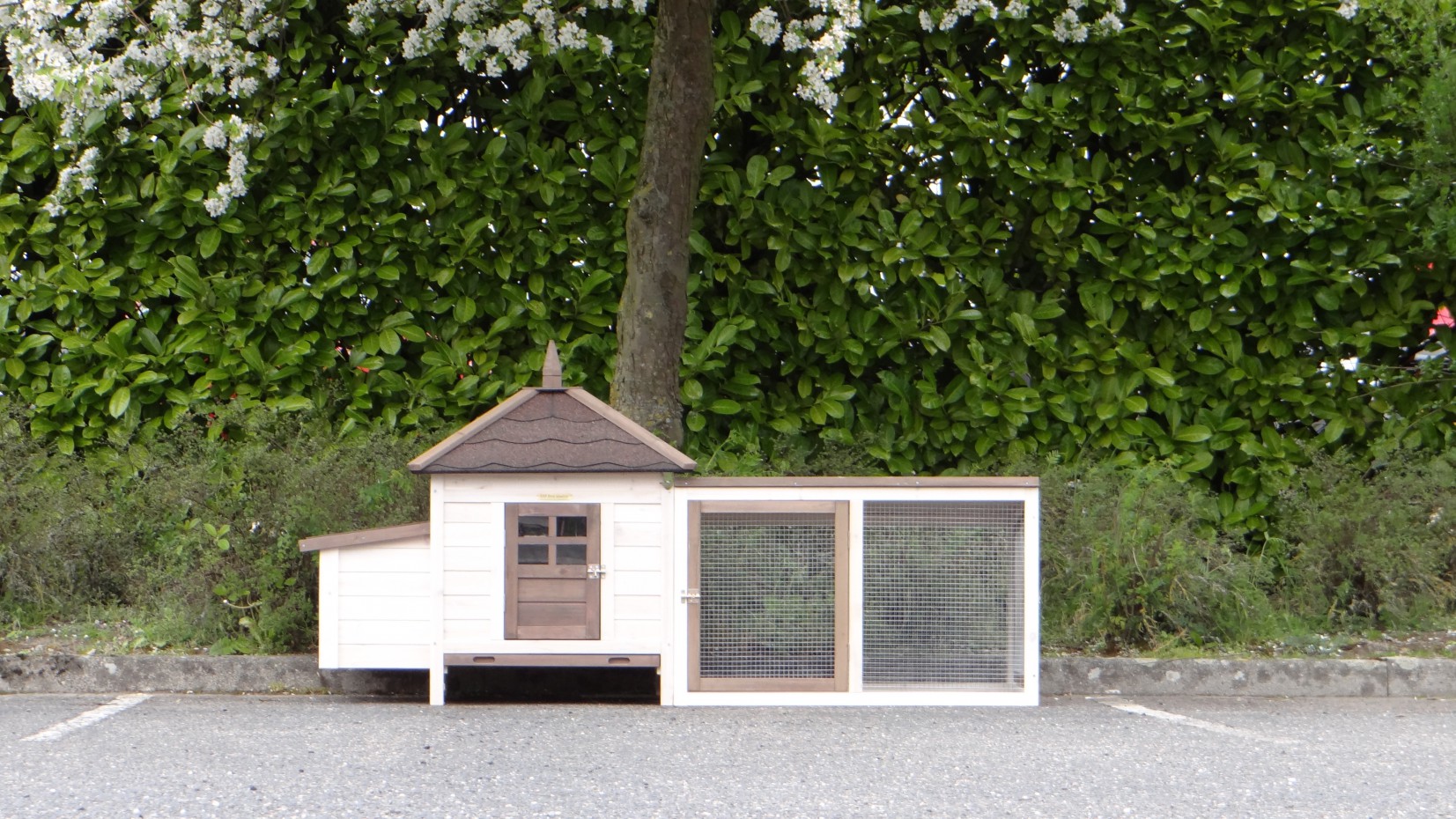 Kippenhok Ambiance Small Met Overdekte Ren 200x77x99cm