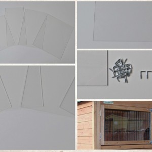 Plexiglas Isolatie Set voor konijnenhok Holiday Medium