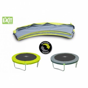 EXIT Twist trampoline beschermrand Groen - Grijs