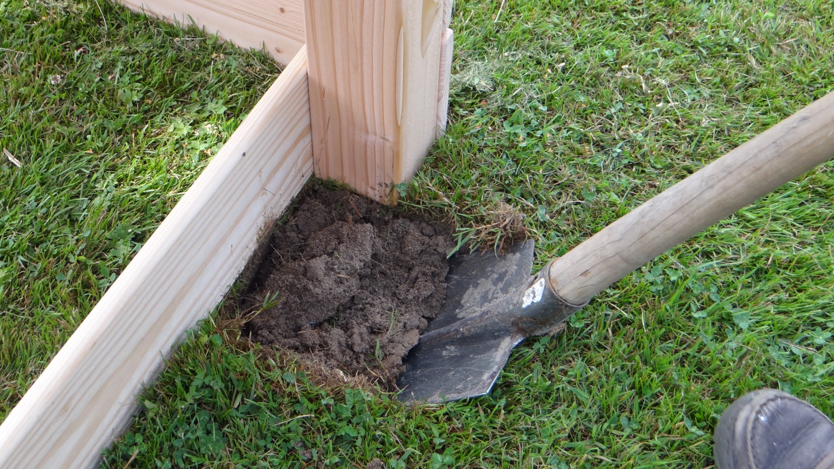gat graven voor verankering