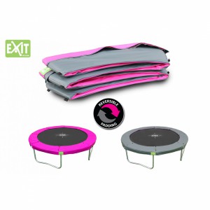 EXIT Twist trampoline beschermrand Roze - Grijs