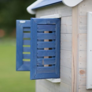 Speelhuis My Cottage met glijbaan | met blauwe luiken