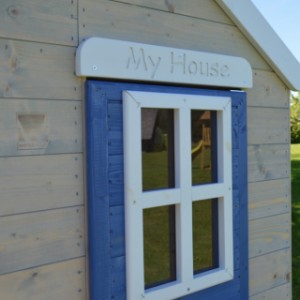 Het speelhuis My Cottage is ook te gebruiken als opslagruimte