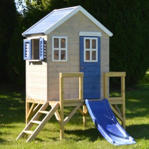 Speelhuis My Cottage met glijbaan - plateauhoogte 60cm JoyPet