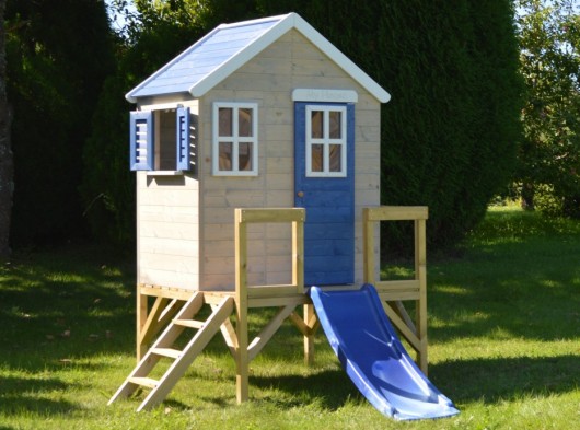 Speelhuis My Cottage met glijbaan - plateauhoogte 60cm JoyPet