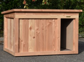 Hondenhok Block Large · Douglashout · 144x104x93cm
