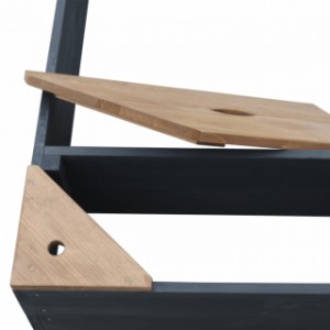 Zandbak Amy Antraciet AXI 115x115cm