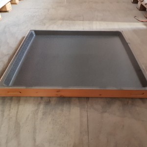 Schuiflade voor dierenhok bruin 91,5x82x6,5cm