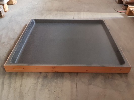 Schuiflade voor dierenhok bruin 91,5x82x6,5cm