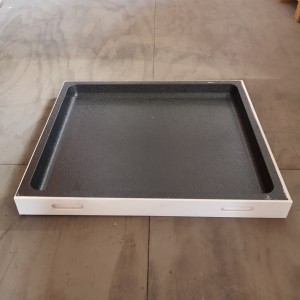 Schuiflade voor dierenhok wit 65x58x6cm