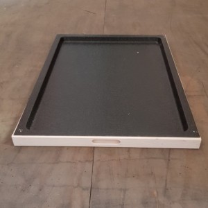 Schuiflade voor dierenhok wit 49x67x3,5cm