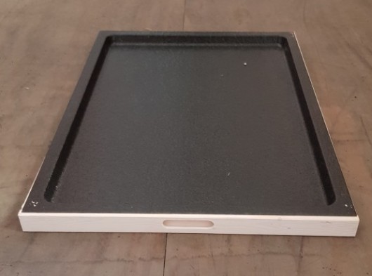 Schuiflade voor dierenhok wit 49x67x3,5cm