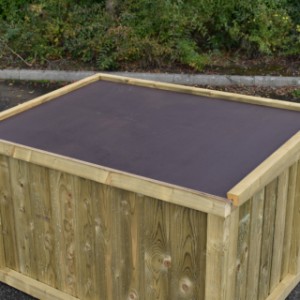 Hondenhok Block Large heeft geen verder behandeling nodig