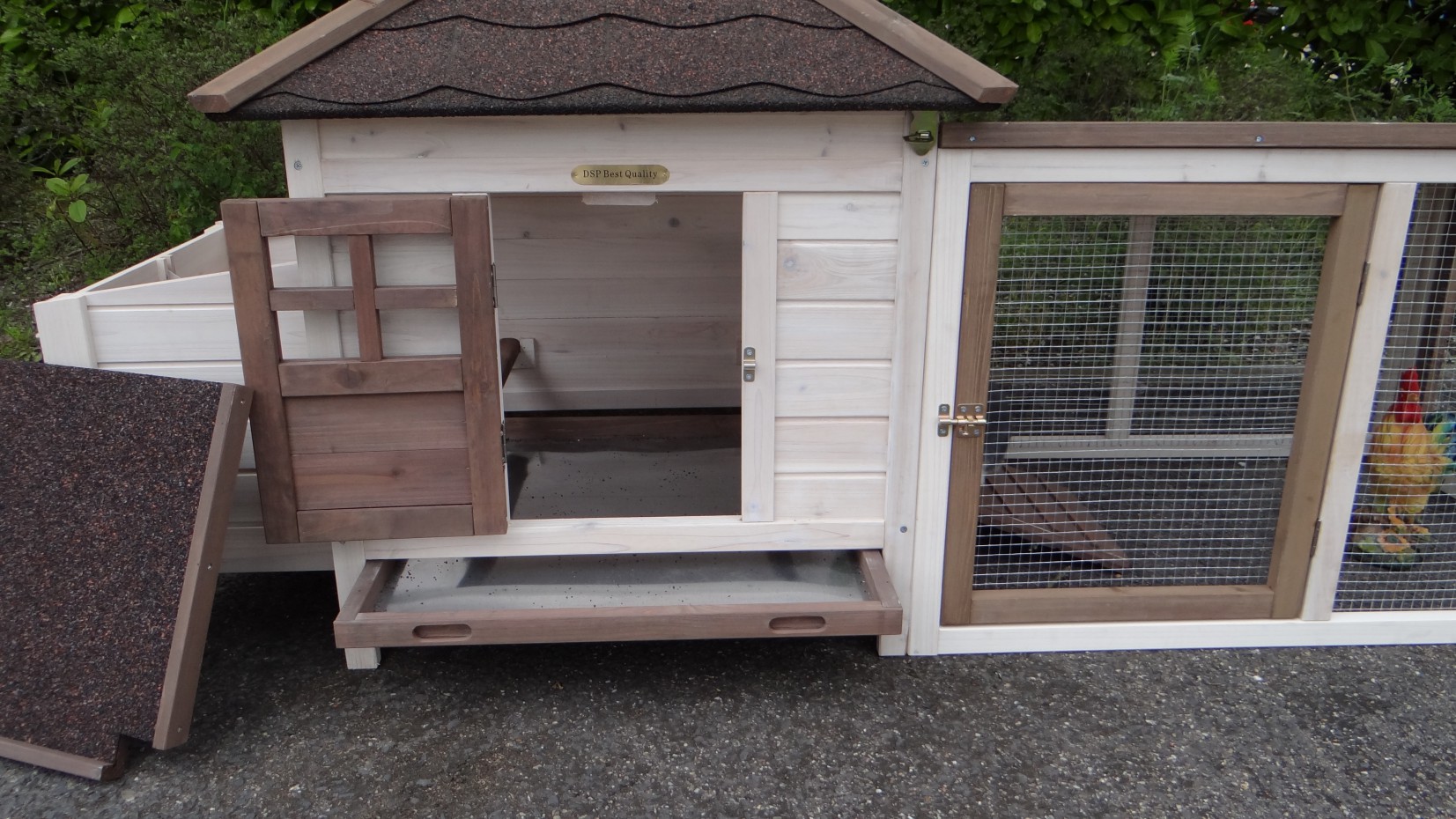 Kippenhok Ambiance Small Met Overdekte Ren 200x77x99cm