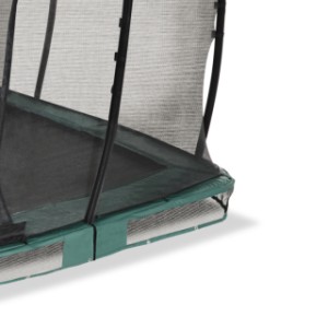 Trampoline EXIT Allure Classic inground groen - beschermrand