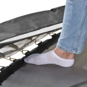 Trampoline EXIT Allure Classic inground zwart - Foot protection system