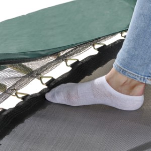 Trampoline EXIT Allure Classic groen - Foot protection system