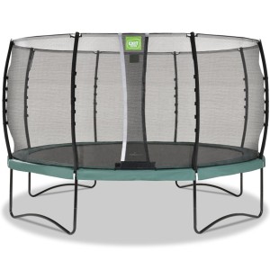 Trampoline EXIT Allure Classic groen - met veiligheidsnet ø 427 cm