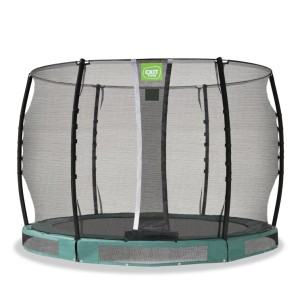 Trampoline EXIT Allure Classic inground groen - met veiligheidsnet ø 305 cm