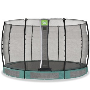 Trampoline EXIT Allure Classic inground groen - met veiligheidsnet ø 366 cm