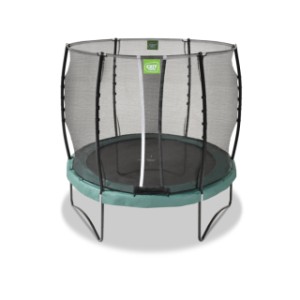 Trampoline EXIT Allure Classic groen - met veiligheidsnet ø 253 cm