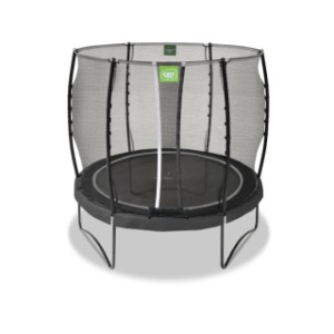 Trampoline EXIT Allure Classic zwart - met veiligheidsnet ø 253 cm