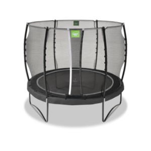 Trampoline EXIT Allure Classic zwart - met veiligheidsnet ø 305 cm