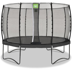 Trampoline EXIT Allure Classic zwart - met veiligheidsnet ø 366 cm