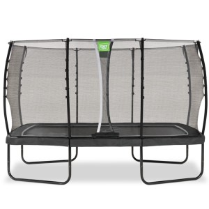 Trampoline EXIT Allure Classic zwart - met veiligheidsnet 214 x 366 cm