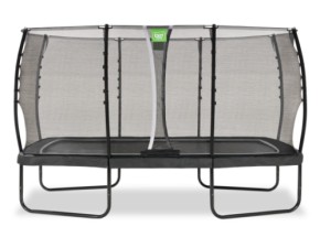 Trampoline EXIT Allure Classic zwart - met veiligheidsnet 244 x 427 cm