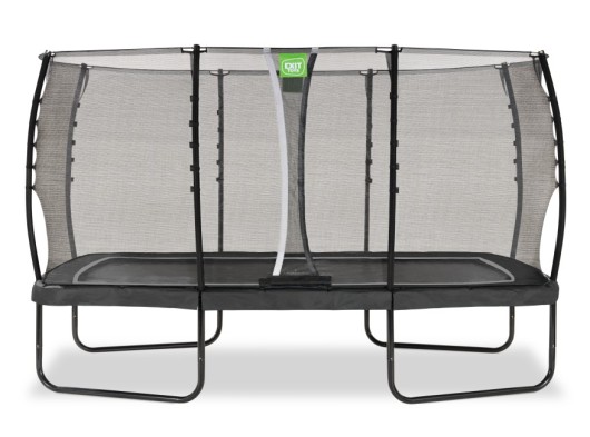 Trampoline EXIT Allure Classic zwart - met veiligheidsnet 244 x 427 cm