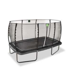 Trampoline EXIT Allure Classic zwart - met veiligheidsnet 244 x 427 cm