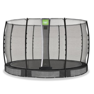 Trampoline EXIT Allure Classic inground zwart - met veiligheidsnet ø 366 cm