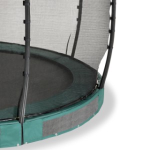 Trampoline EXIT Allure Premium inground groen - beschermrand