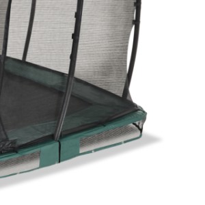 Trampoline EXIT Allure Premium inground groen - beschermrand