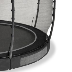 Trampoline EXIT Allure Premium inground zwart - beschermrand