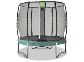 Trampoline EXIT Allure Premium groen - met veiligheidsnet ø 253 cm