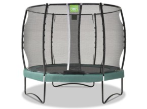 Trampoline EXIT Allure Premium groen - met veiligheidsnet ø 305 cm