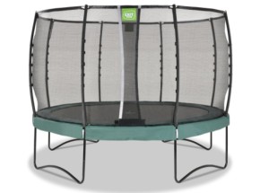 Trampoline EXIT Allure Premium groen - met veiligheidsnet ø 366 cm