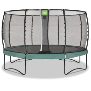 Trampoline EXIT Allure Premium groen - met veiligheidsnet ø 427 cm